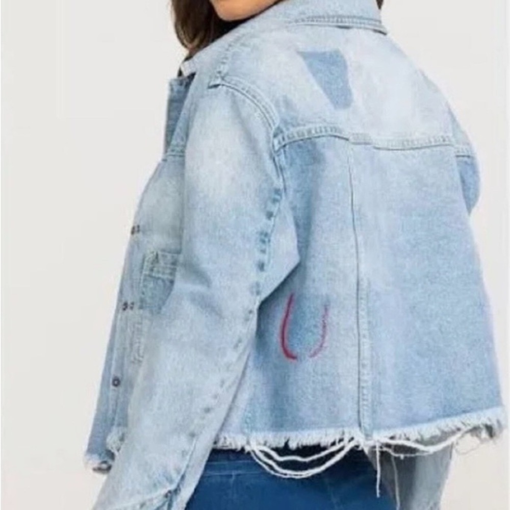 Free People Dillon jean jacket womens size Size S - Picture 3 of 15